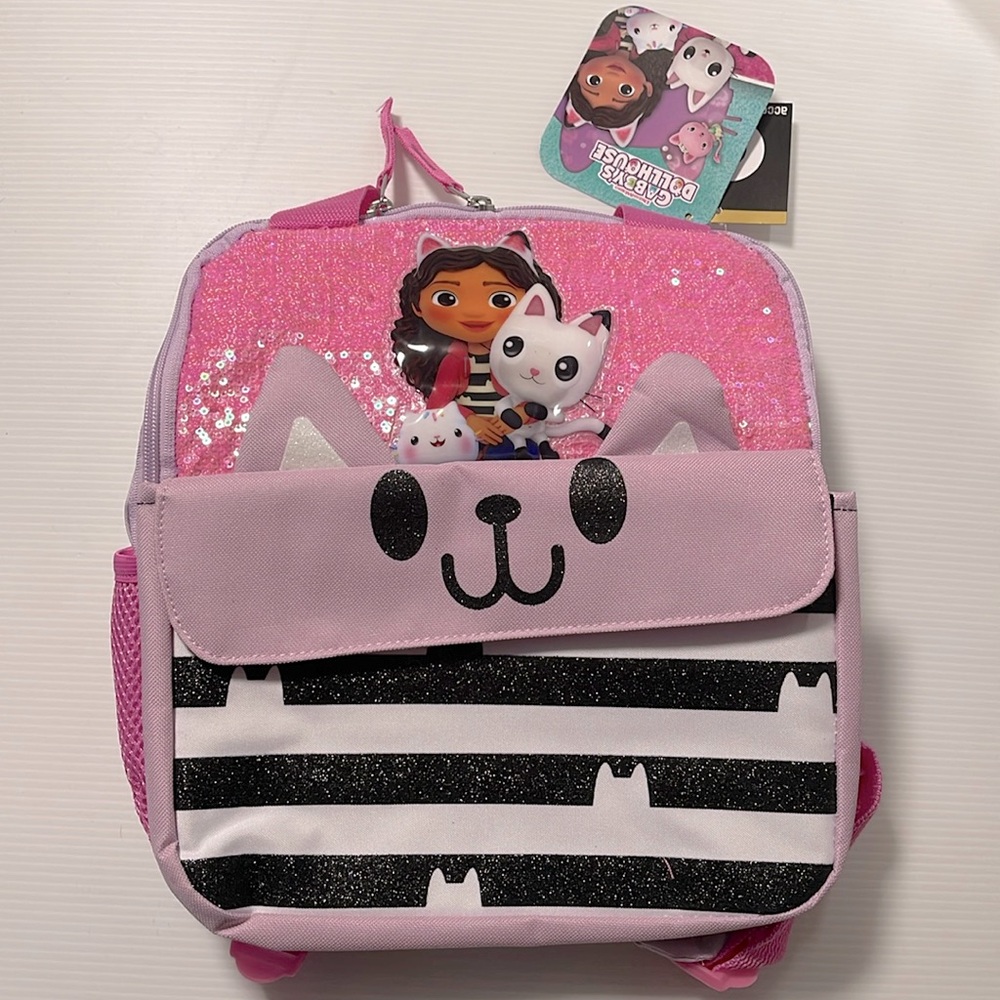 Brand New Gabby’s Dollhouse Backpack Book Bag